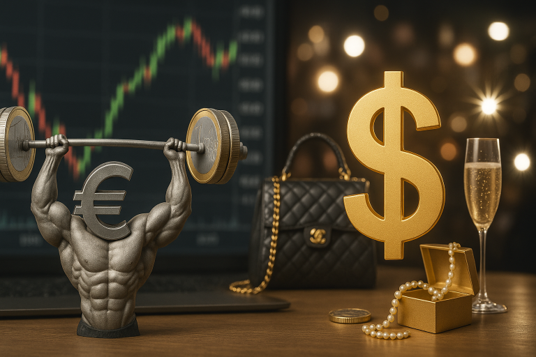 Invertir cuando el euro se cree Schwarzenegger y el dólar Paris Hilton