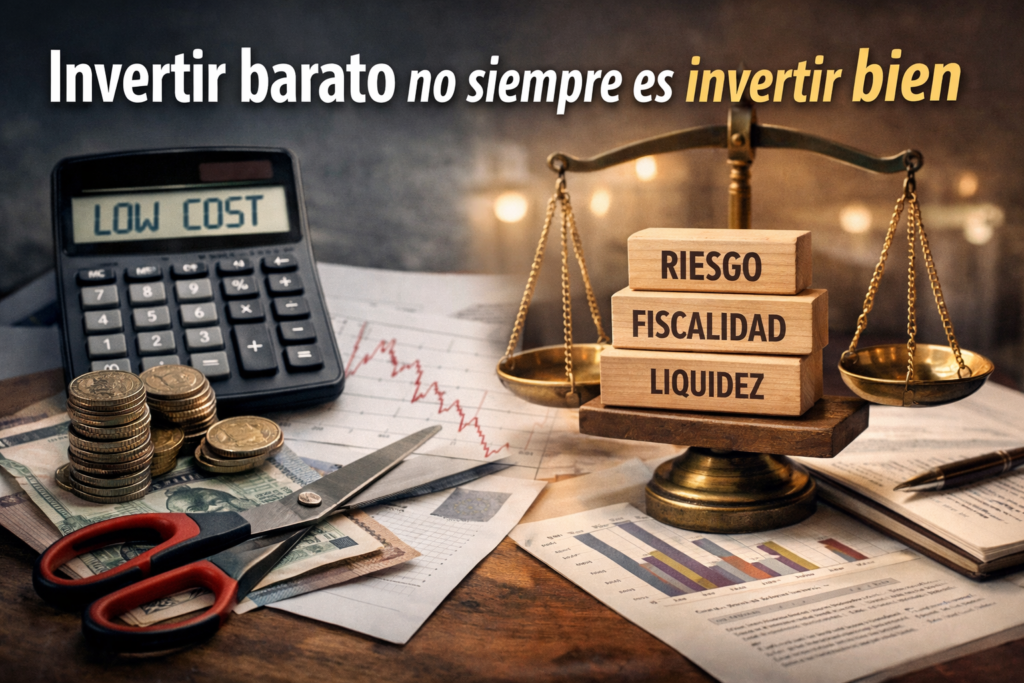 Invertir barato no siempre es invertir bien