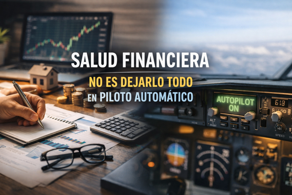 Salud financiera no es dejarlo todo en piloto automático